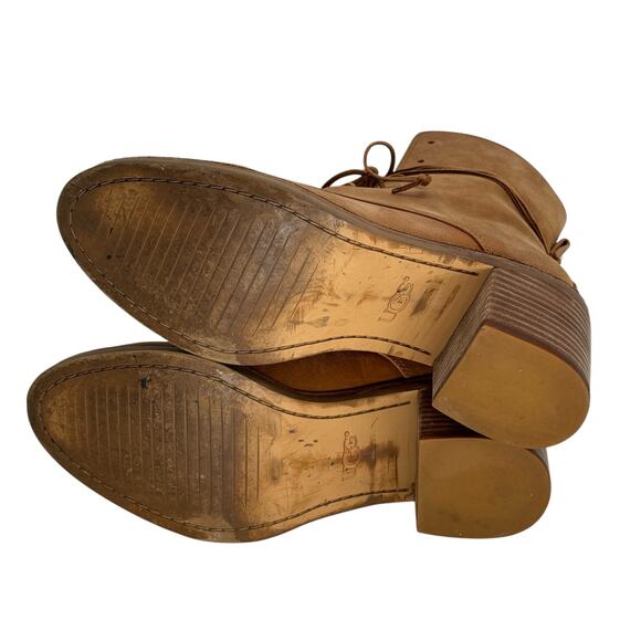 UGG Oriana Chunky Rustic Boot Women's SZ 7.5 Brown Boho Rugged Cottage Core - Picture 12 of 12